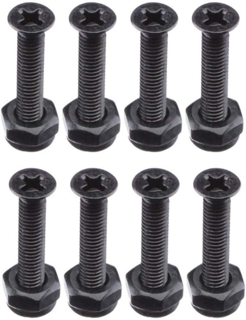 Longboard Skateboards Cruiser Hardware Screws Black for 1 1.25 1.5 1.75 2 Inch