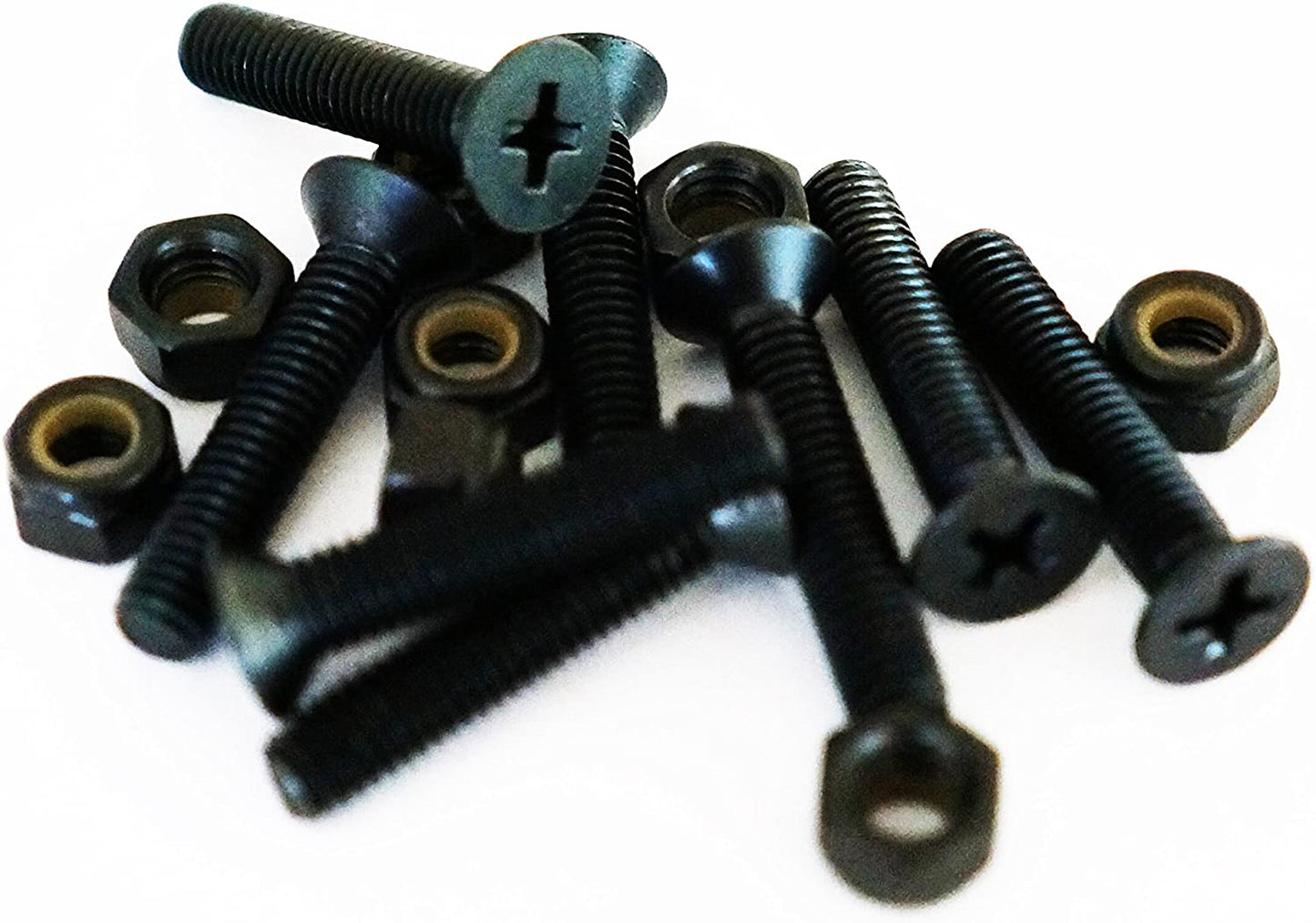 Longboard Skateboards Cruiser Hardware Screws Black for 1 1.25 1.5 1.75 2 Inch